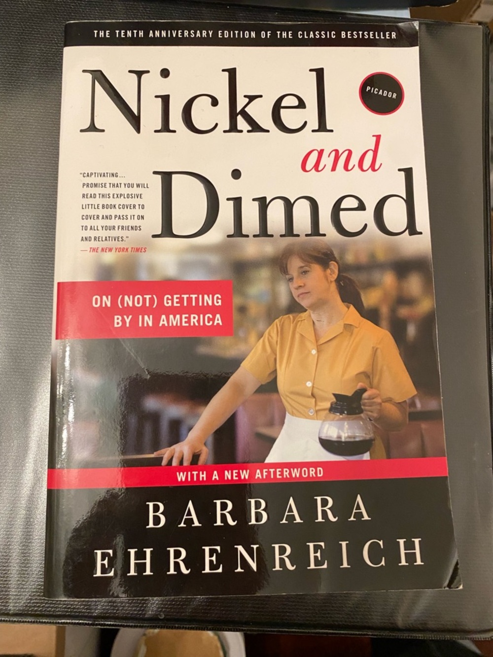 Nickel and Dimed by Barbara Ehrenreich - Yellow Cover Edition